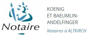 Koenig et Baeumlin-Audelfinger, notaires