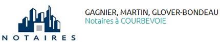Gagnier, Martin, Glover-Bondeau, Vigroux, notaires