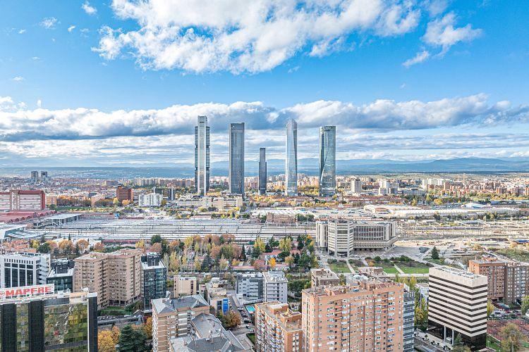 La skyline de Madrid (Fernanda del Villar/CoStar)