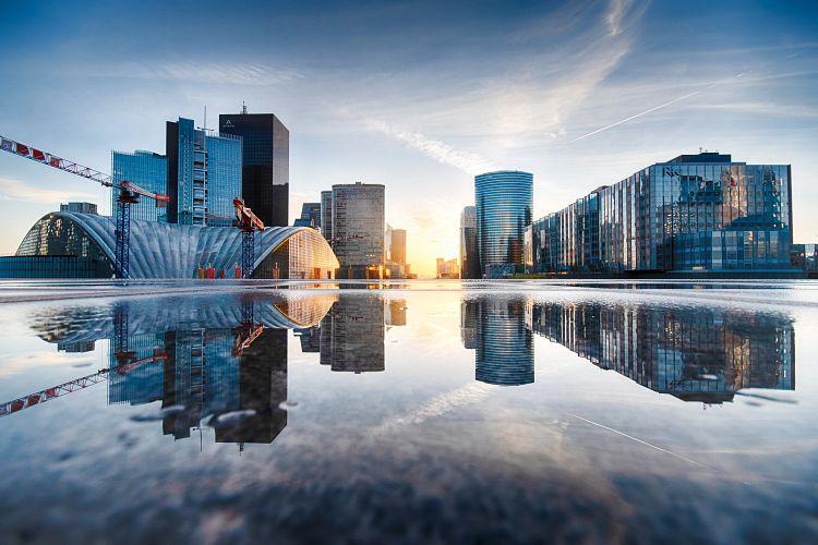 Une vue sur La Défense, en Île-de-France. (Getty Images)