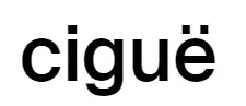 Ciguë